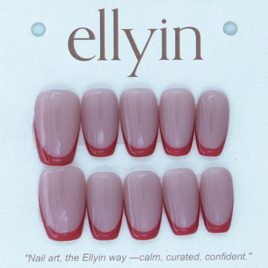 CORAL RED | PLAIN FRENCH | B17
