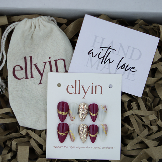 GOLDEN GARNET GLAM | ELLYIN LUXE - L10