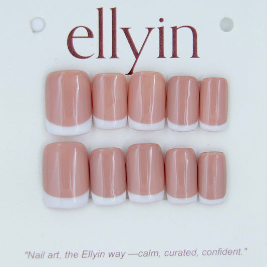 BROWN & WHITE | PLAIN FRENCH- B7