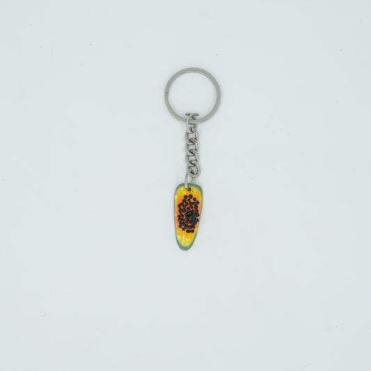 Papaya Paradise Keychain