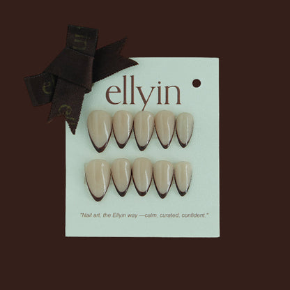 DARK BROWN | PLAIN FRENCH-B4