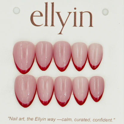 CORAL RED | PLAIN FRENCH | B17