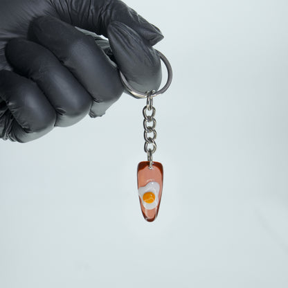 Toast & Yolk Keychain