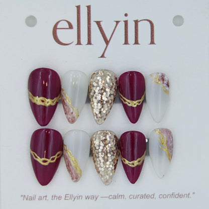 GOLDEN GARNET GLAM | ELLYIN LUXE - L10