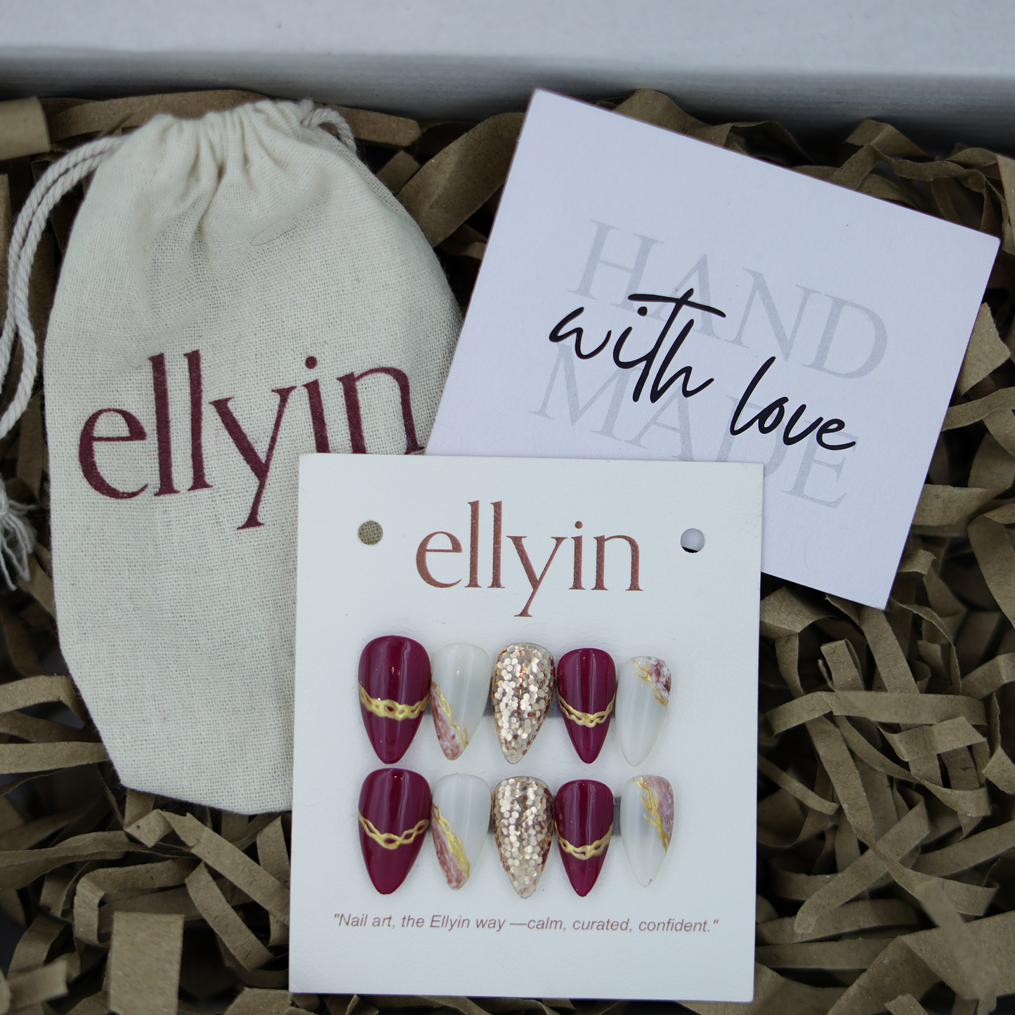 GOLDEN GARNET GLAM | ELLYIN LUXE - L10