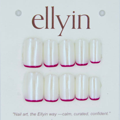 MAGENTA TIP | BASE CHROME+FRENCH -E1