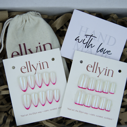 MAGENTA TIP | BASE CHROME+FRENCH -E1