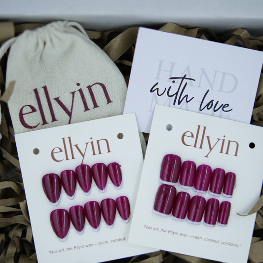 WHITE & MAROON | PLAIN  FRENCH -B8