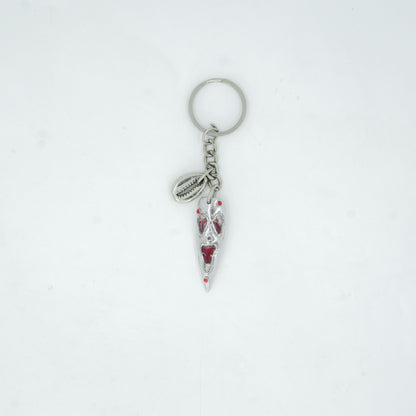 Crimson Scream Keychain