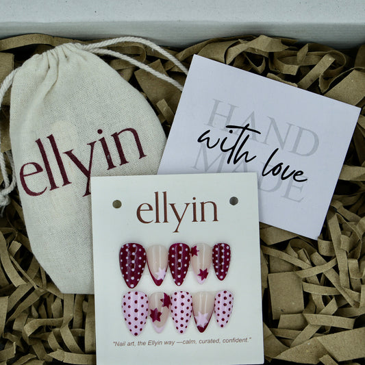 MAROON STARS & POLKA | POLKA | M9